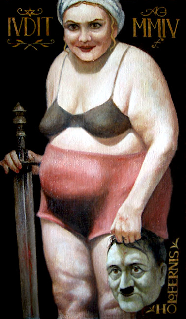 378x650, 81 Kb / баба, меч, взгляд, рисунок, Юдифь с головой Олоферна