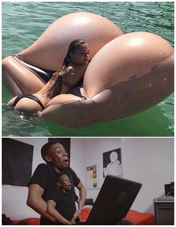 612x790, 79 Kb / матрас, жопа, попа, надувной, поехали