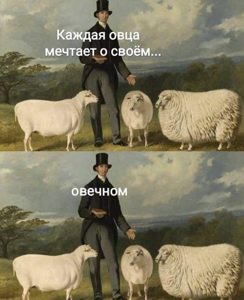 780x960, 60 Kb / Овца, картина, вечность, цилиндр, рисунок