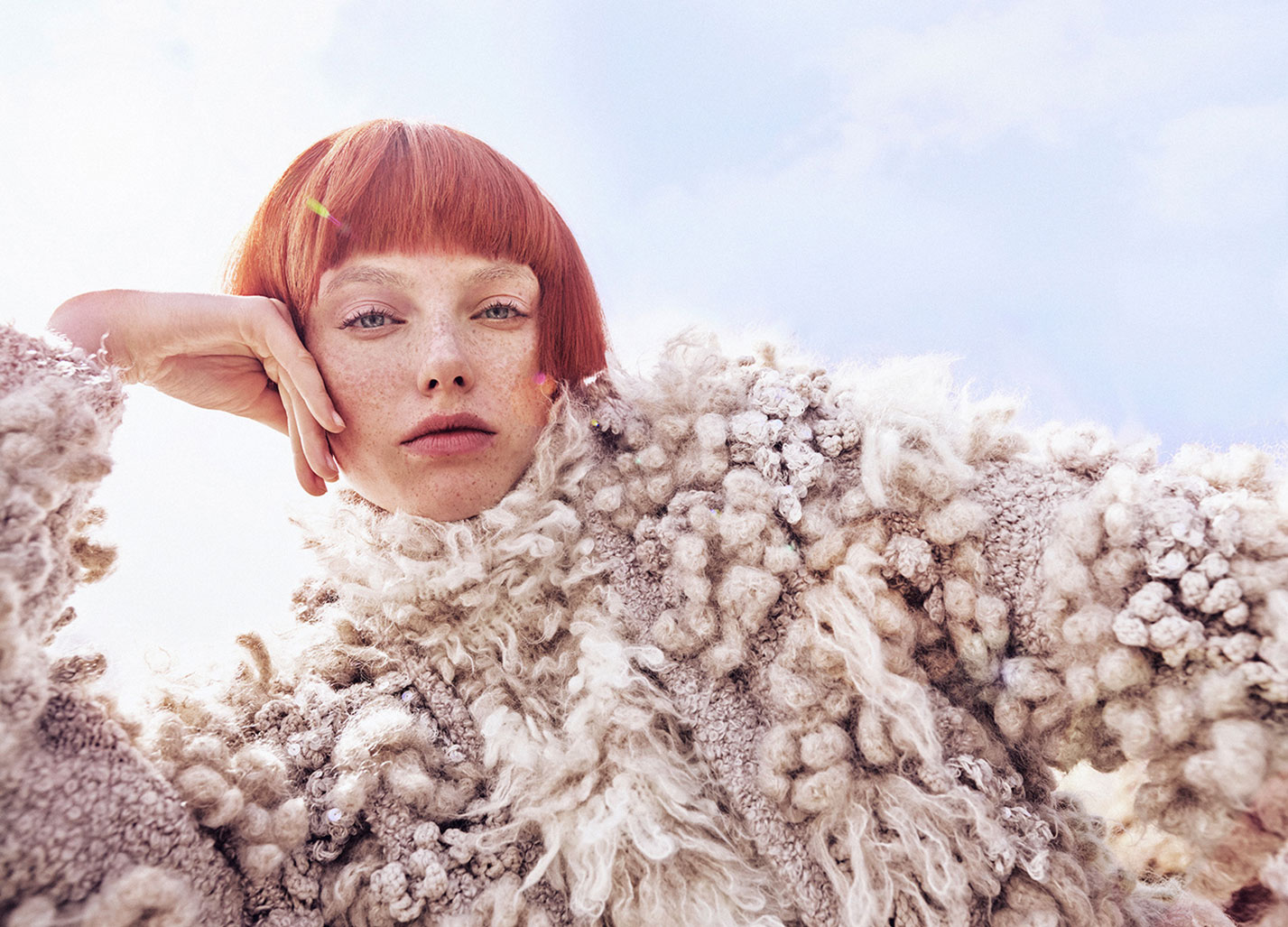 1427x1027, 313 Kb / рыжая, the red, Celine Bethmann, шерсть, овца