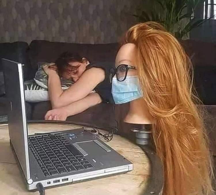 750x678, 74 Kb / зум, митинг, совещание, ноутбук, манекен, конференция