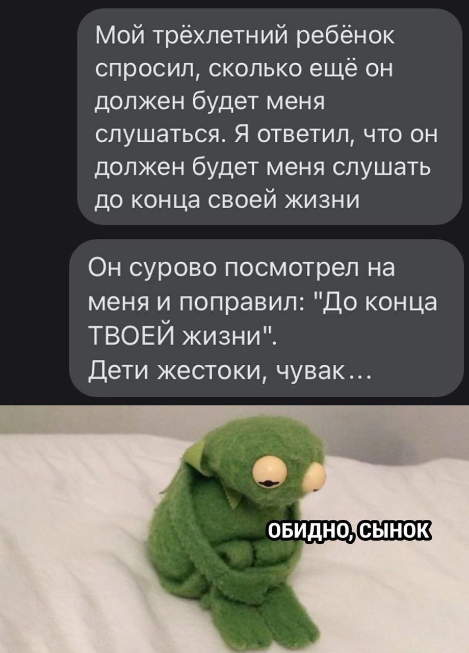 920x1280, 119 Kb / Ребенок, отец, вопрос, кермит