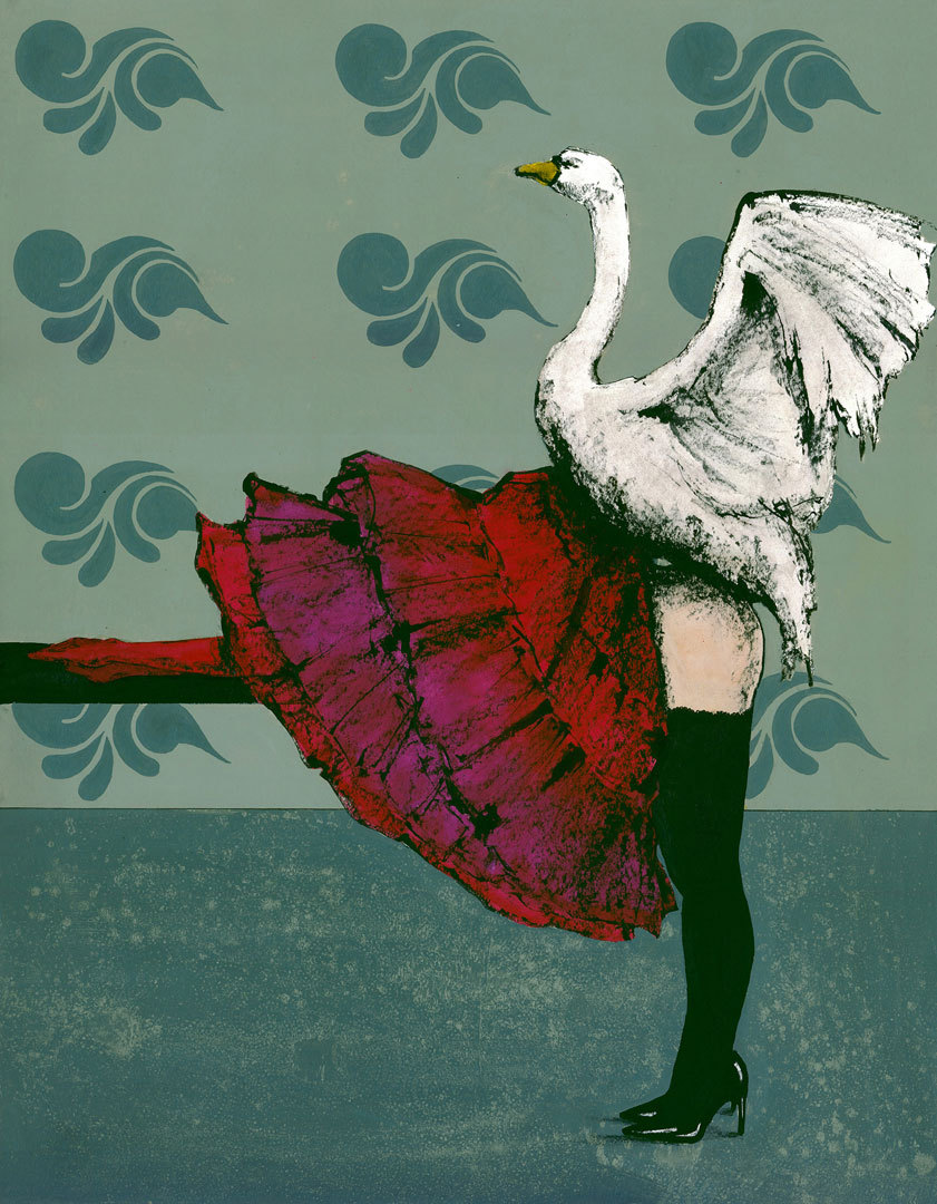 841x1080, 223 Kb / леда, лебедь, рисунок