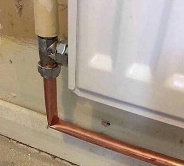 599x541, 65 Kb / радиатор, труба