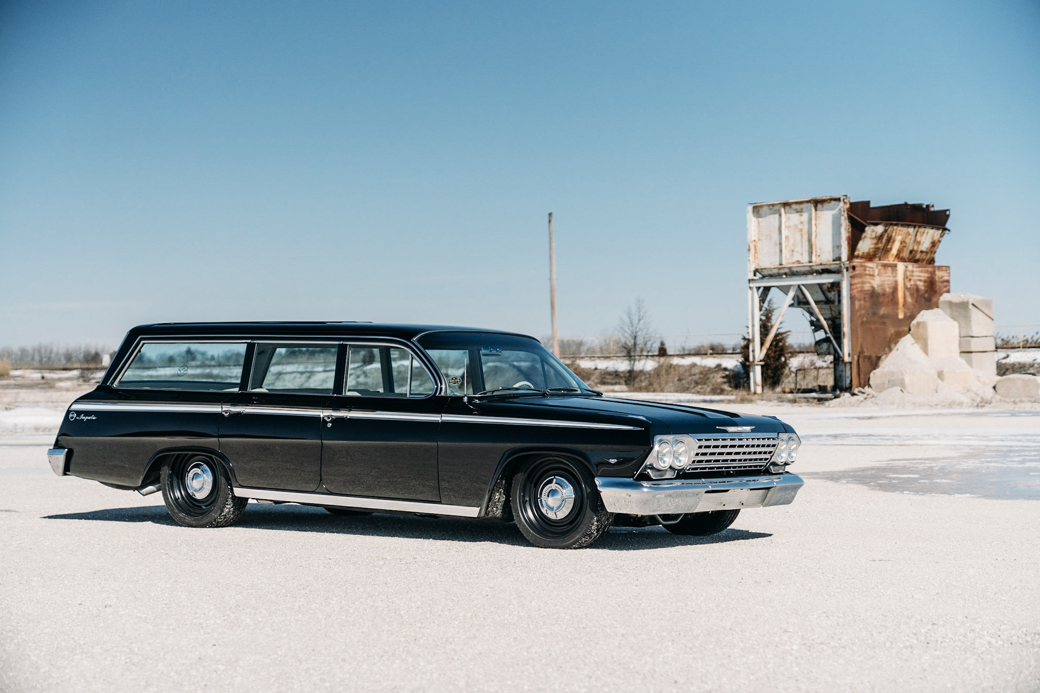 2048x1366, 458 Kb / автомобиль, классика, ретро, универсал, шевроле, импала