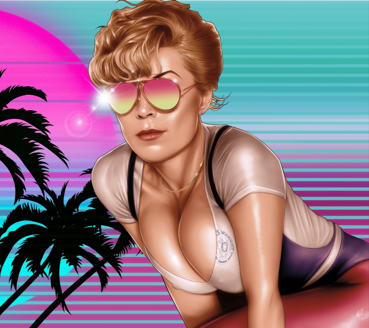 1215x1080, 411 Kb / полицейская академия, ретро, очки, Лесли Истербрук, Leslie Easterbrook, Каллахан