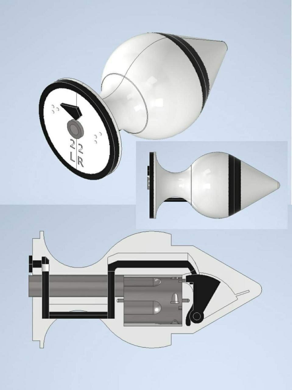 959x1280, 66 Kb / Анальный пистолет, пробка, проект