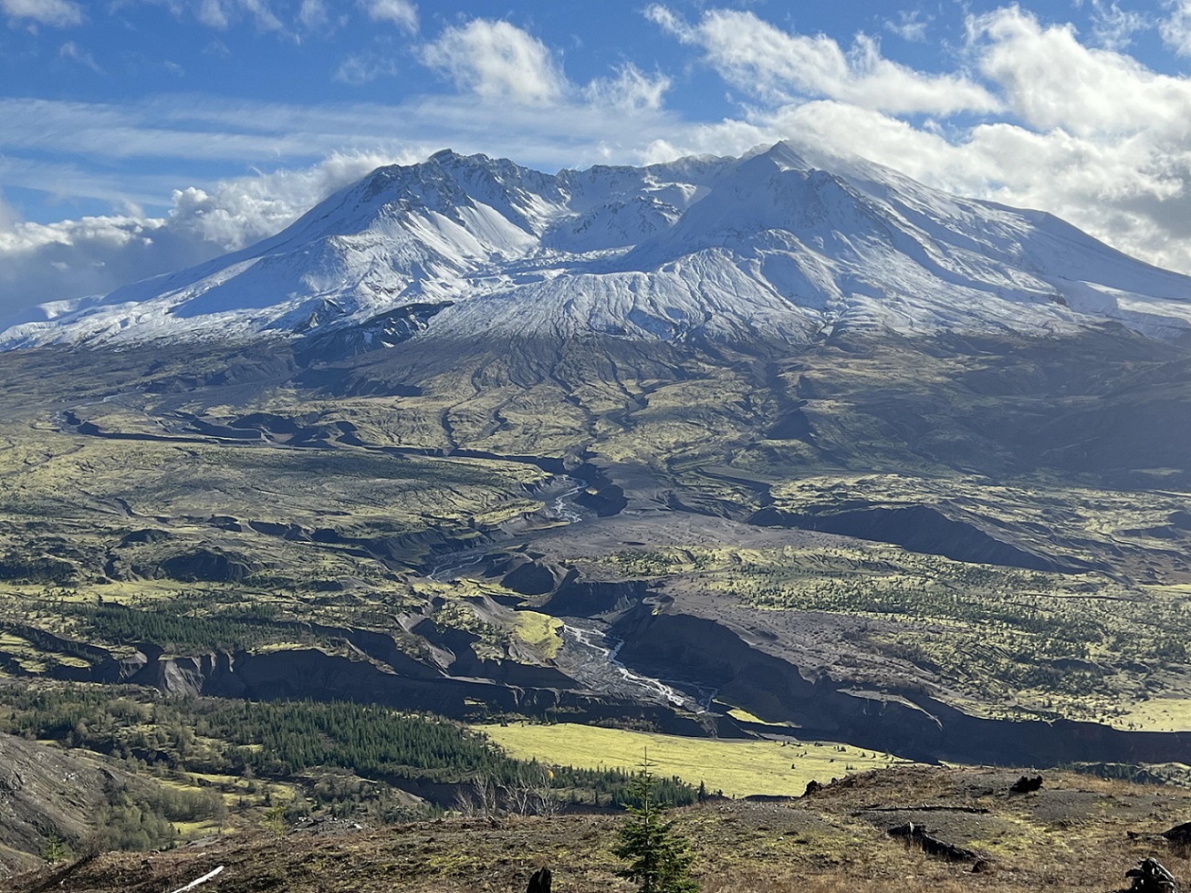 1305x979, 615 Kb / горы, вулкан, ландшафт, Сент-Хеленс, Mount Saint Helens, earthporn