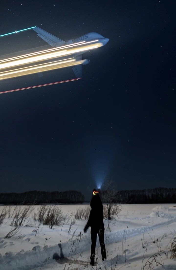 720x1106, 70 Kb / самолёт, Новосибирск, снег