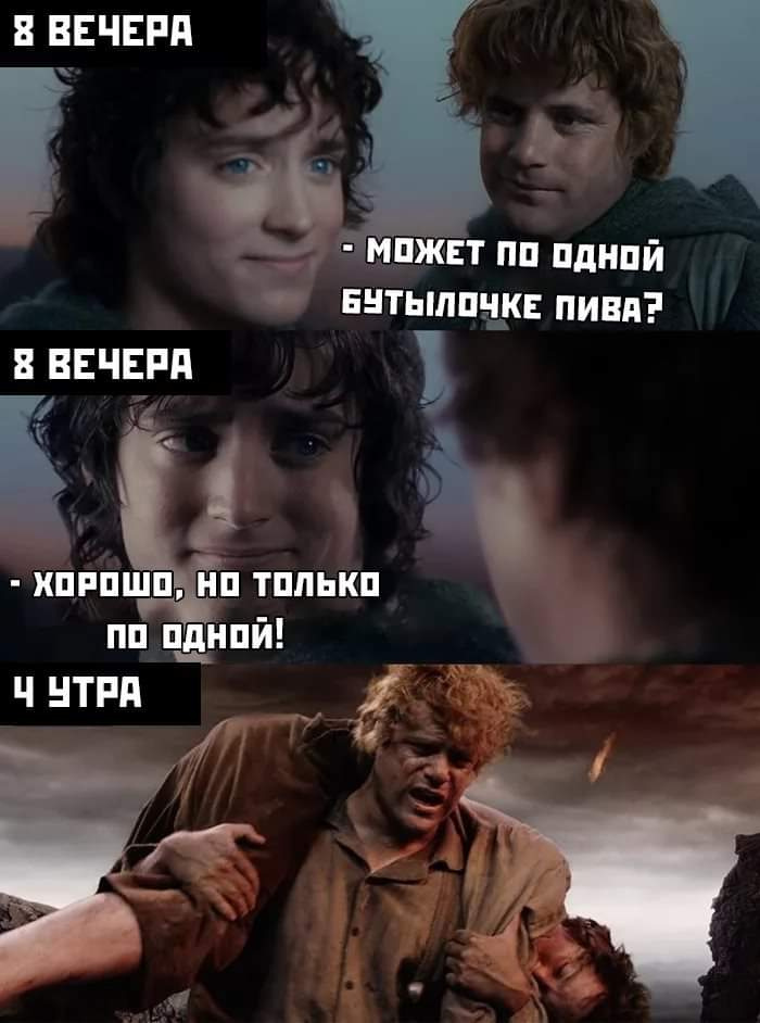 700x942, 147 Kb / Фродо, Сэм, властелин колец, пиво, бутылка