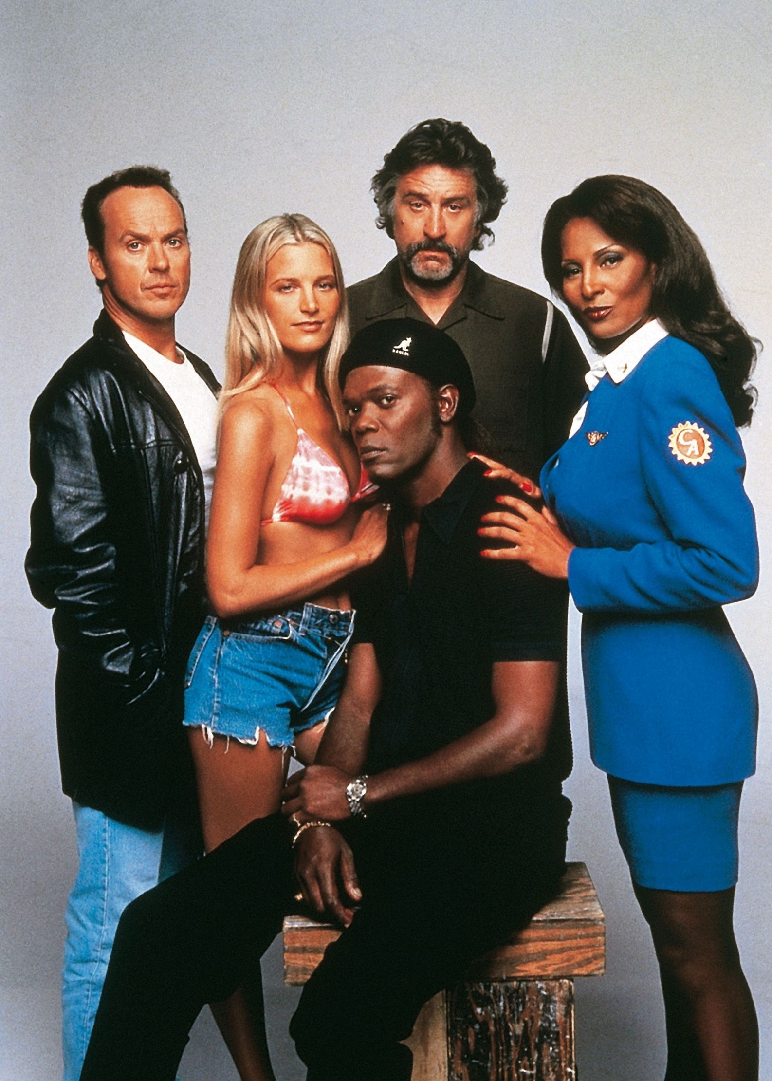 1586x2220, 432 Kb / джеки браун, Jackie Brown, Michael Keaton, Bridget Fonda, Samuel L. Jackson, Robert De Niro, Pam Grier