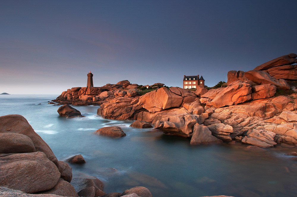 1000x665, 118 Kb / побережье, маяк, дом