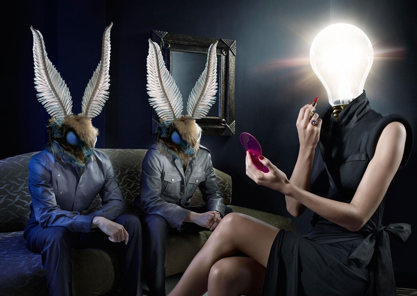 1407x1000, 221 Kb / моль, лампа, зеркало, помада, диван, мотылек