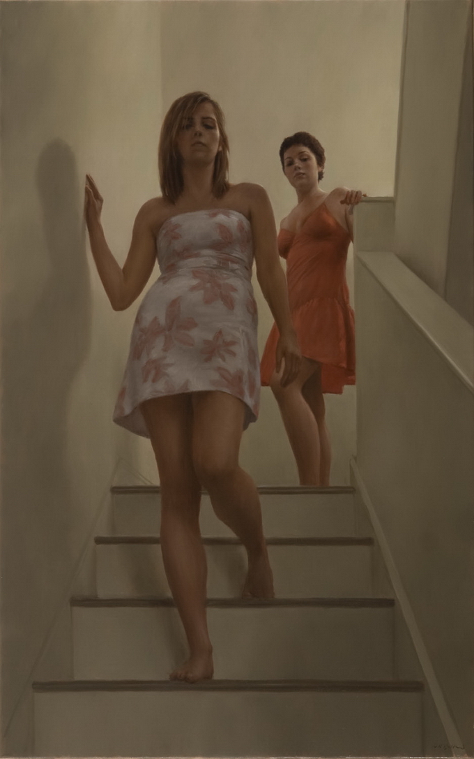 680x1087, 343 Kb / лестница, Harry Holland, арт