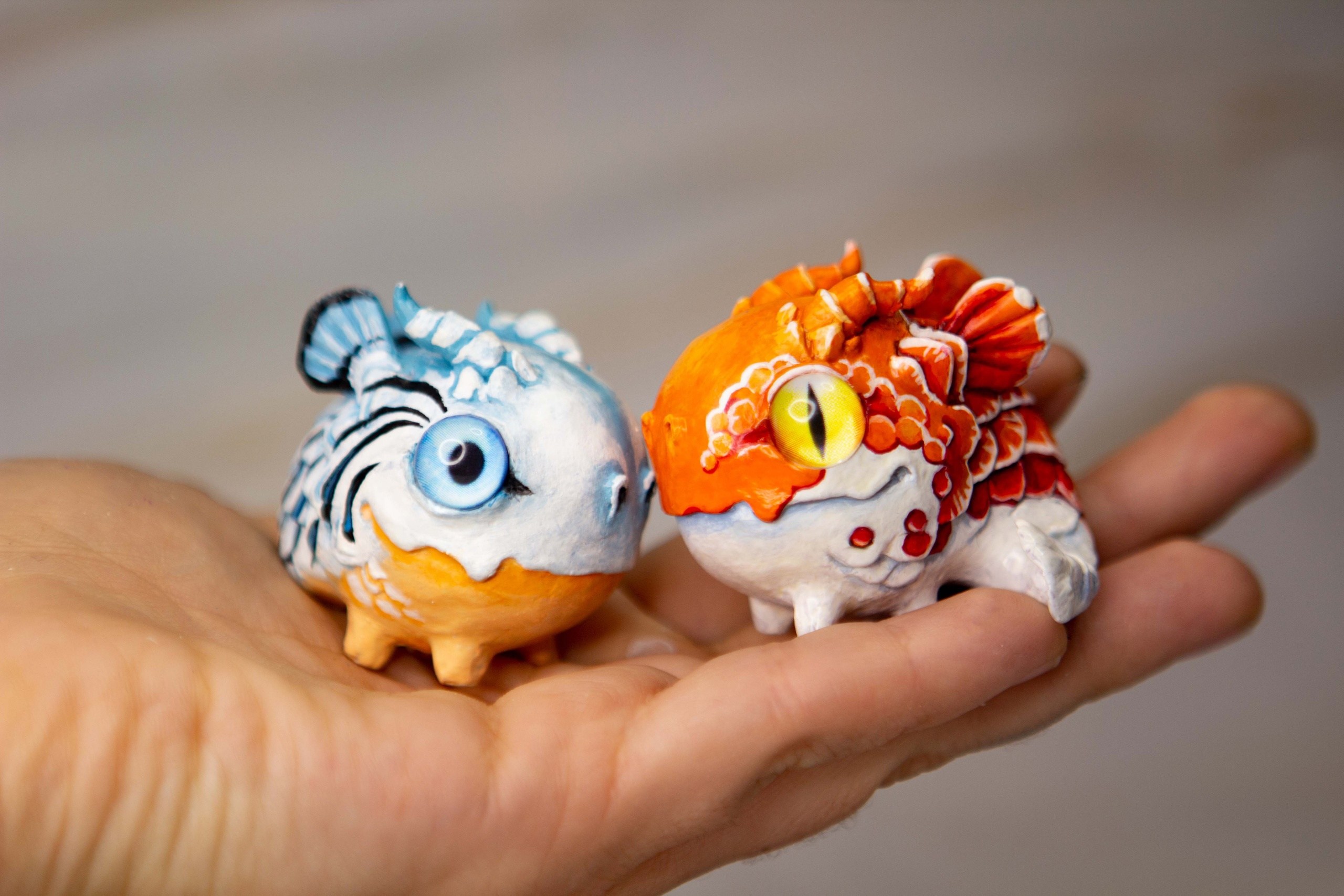 2560x1707, 541 Kb / df_brightstar, Татьяна Мерзликина, рыбы, драконы, фигурки, скульптуры