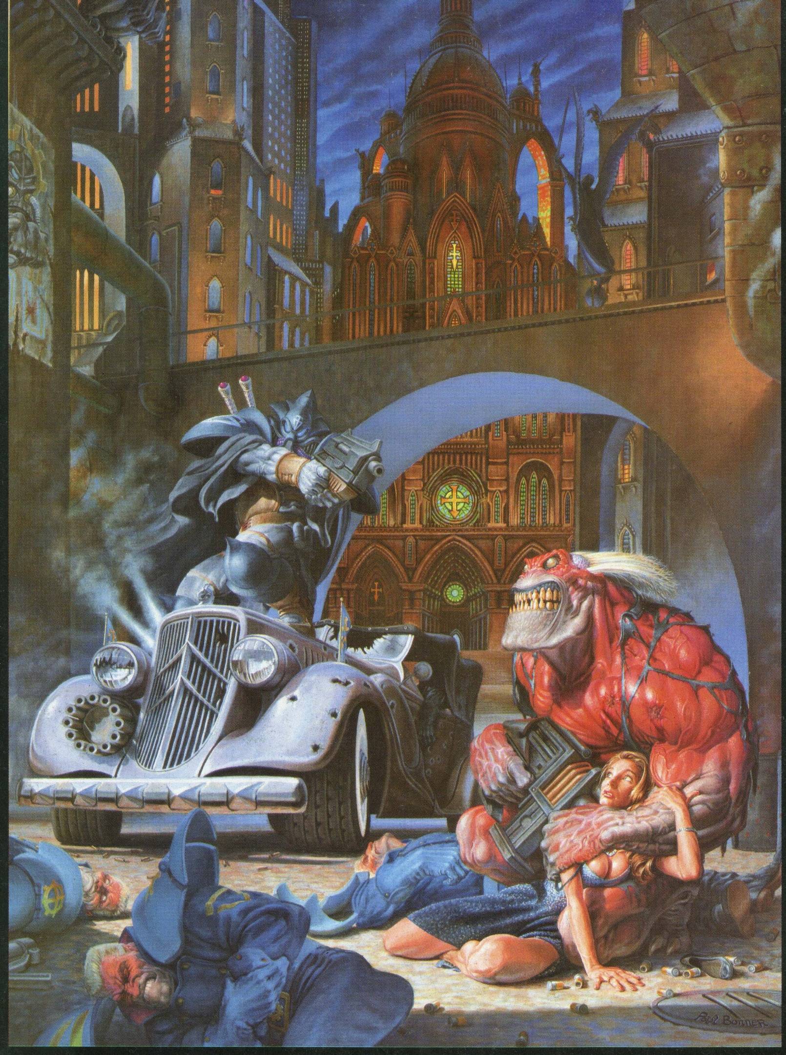 1610x2160, 609 Kb / машина, монстры, Paul Bonner