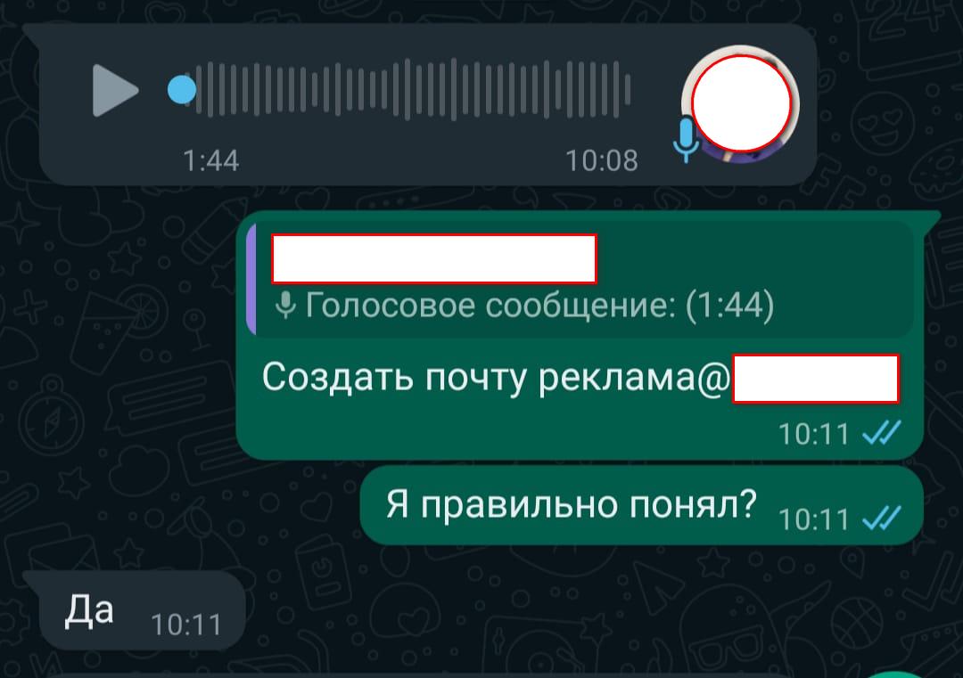 1080x761, 57 Kb / вацап, голосовое, спич, WhatsApp, краткость, почта
