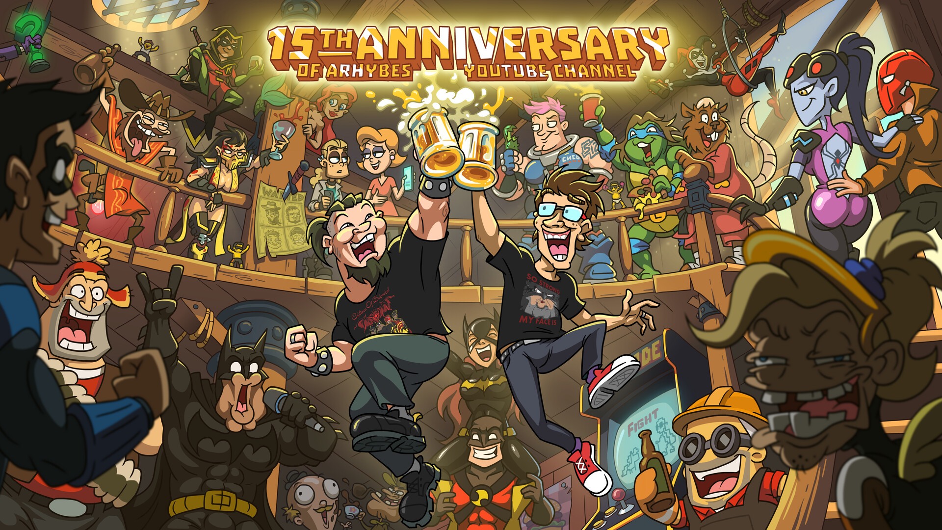 1920x1080, 625 Kb / ArhyBES, ДР, день рождения, арт, рисунок