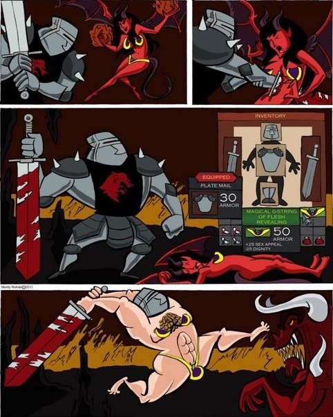 482x604, 128 Kb / воин, купальник, защита