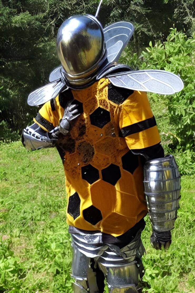 740x1110, 148 Kb / Шмель, костюм, косплей