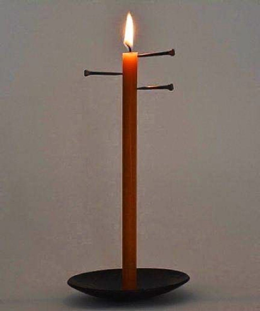 1001x1200, 61 Kb / будильник, свеча, гвоздь