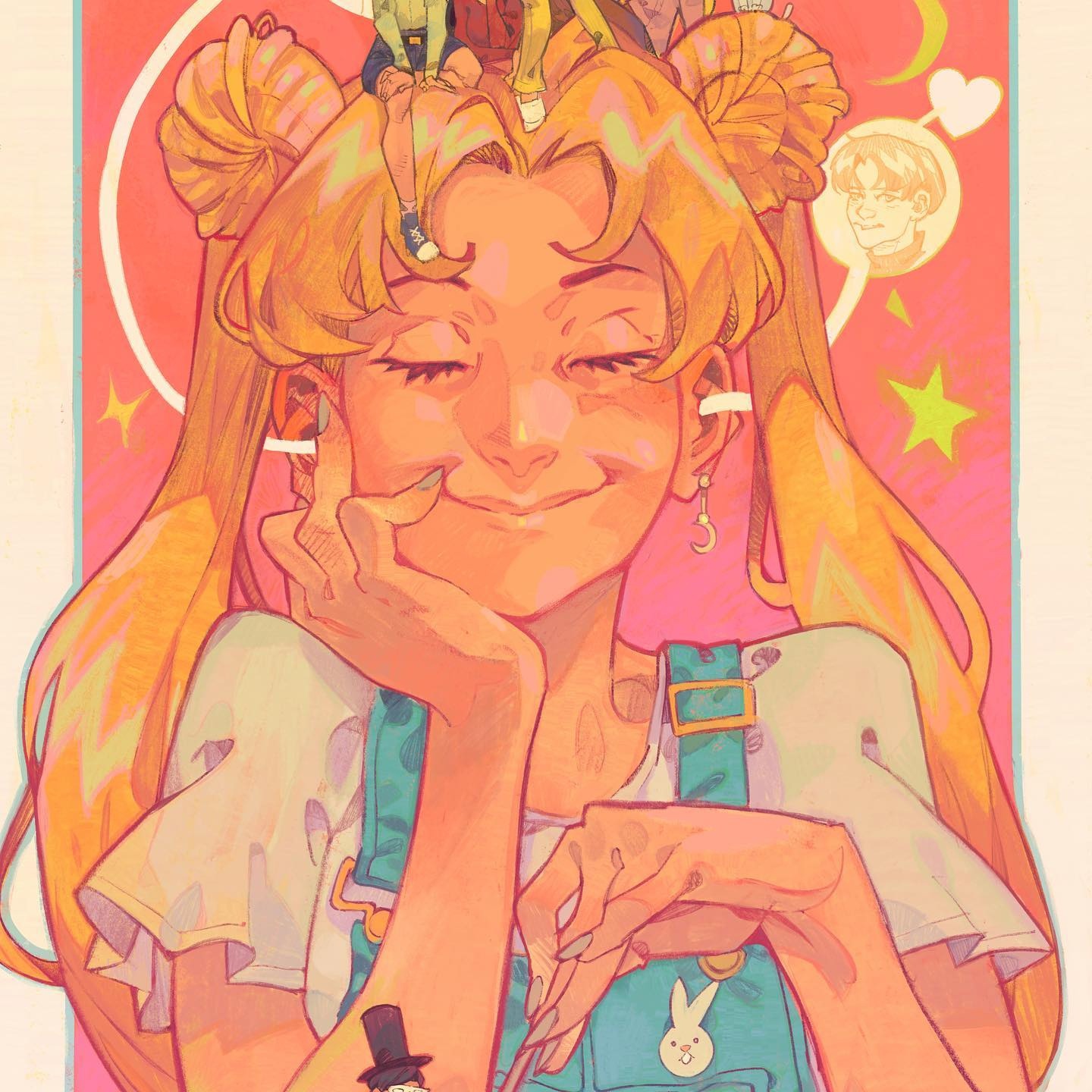 1440x1440, 434 Kb / аниме, сейлормун, pixkefir