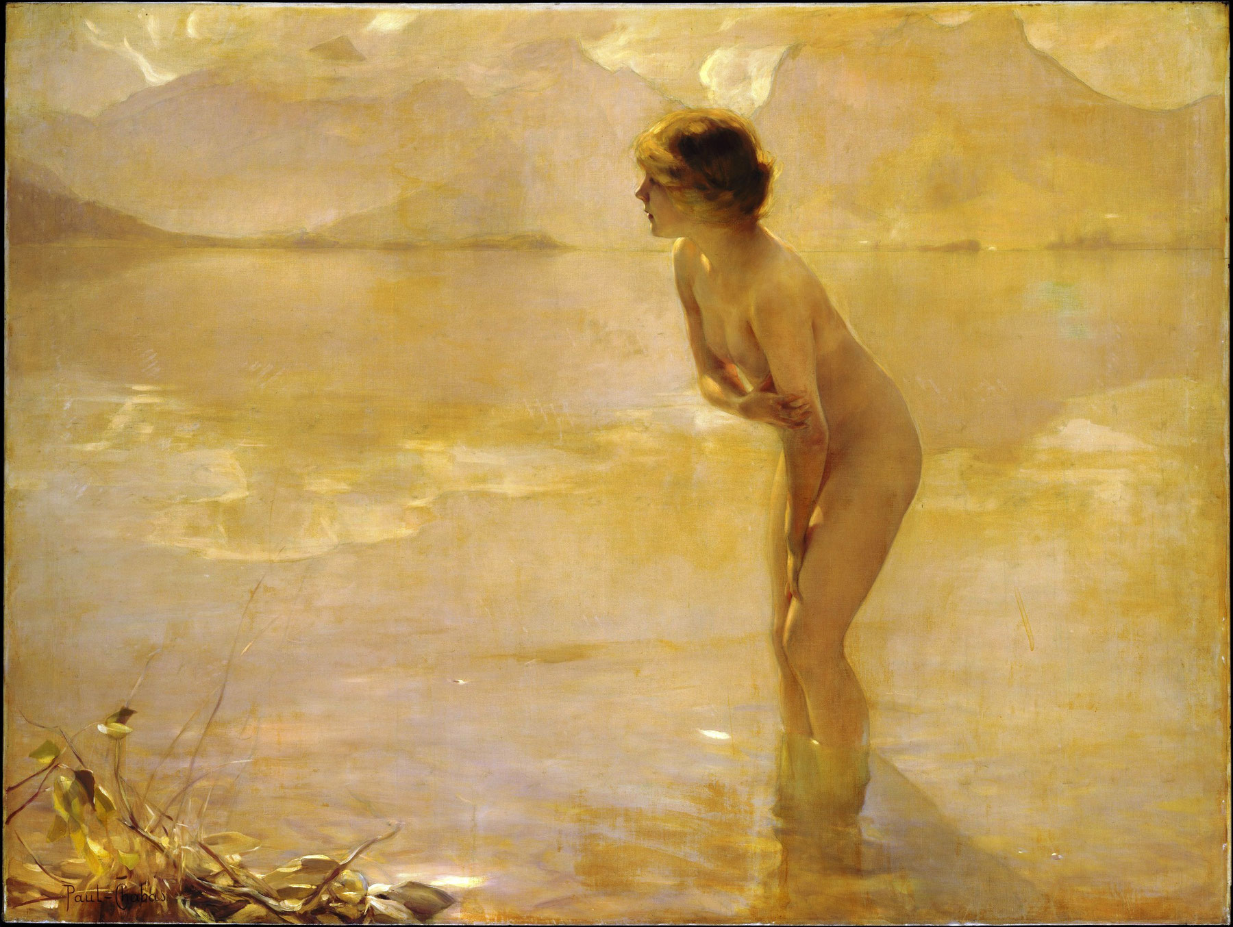 1800x1354, 436 Kb / картина, вода, осень