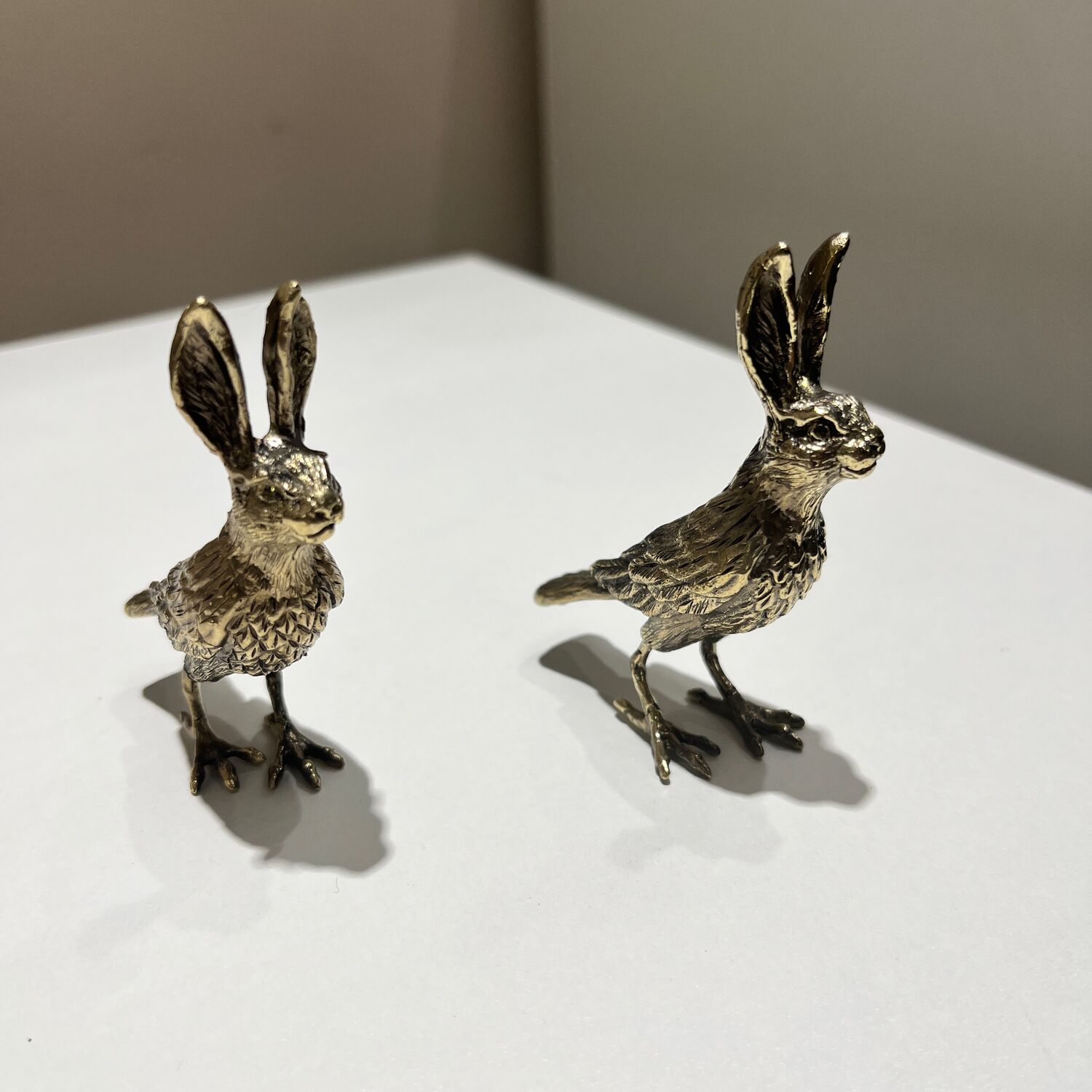 1500x1500, 144 Kb / Заяц, воробей, заёбушек, статуэтка, фигурка