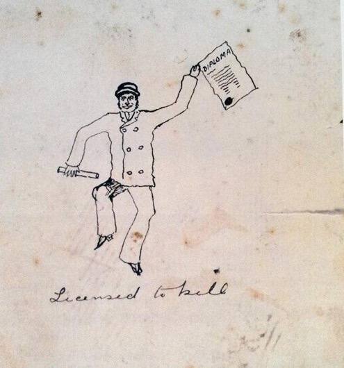 495x530, 29 Kb / автопортрет, Дойл, врач