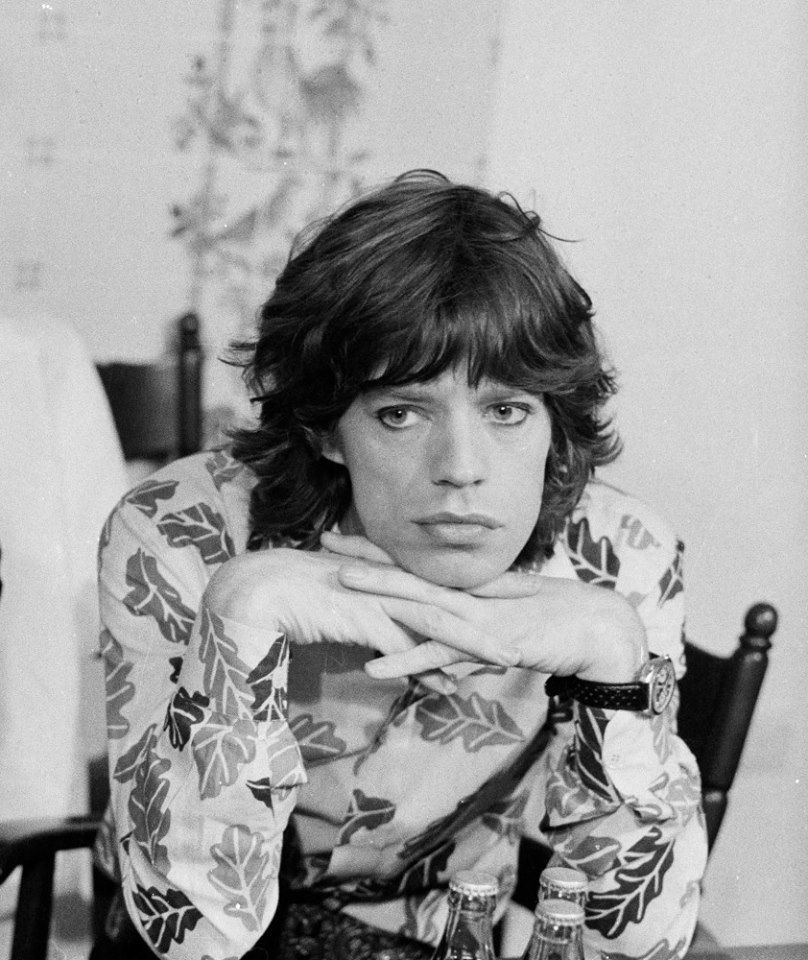 808x960, 124 Kb / ч/б, Мик Джаггер, юбилей