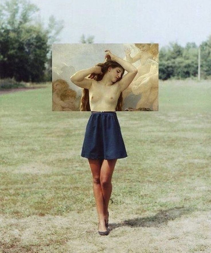 736x883, 91 Kb / женщина, картина, юбка, поляна, трава, кусты