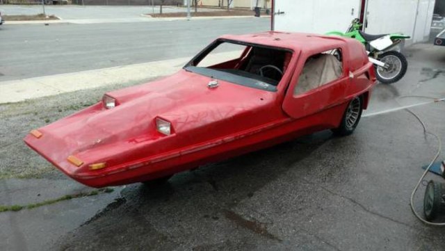 640x361, 52 Kb / автомобиль, амфибия, красный, Мортон Фокс Стар