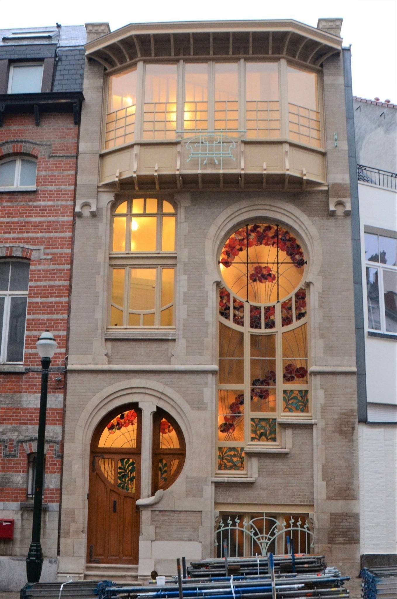 1358x2048, 307 Kb / Дом, архитектура, здание, Sterner's Studio, Brussels, мастерская, стекольщика, Брюссель