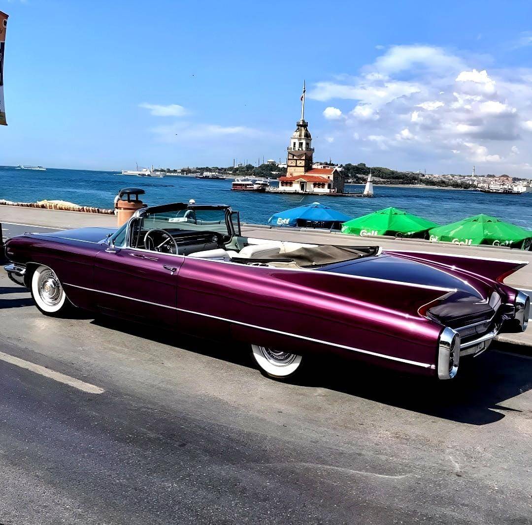 1080x1067, 173 Kb / автомобиль, классика, ретро, Cadillac, Eldorado, плавник, кабриолет