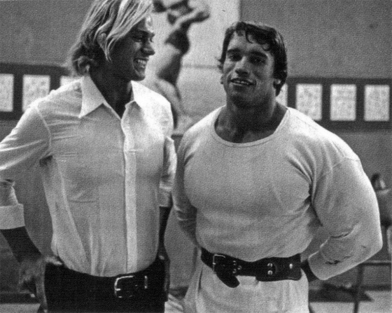 800x640, 187 Kb / Мейнхард Шварценеггер, Арнольд Шварценеггер, ч/б