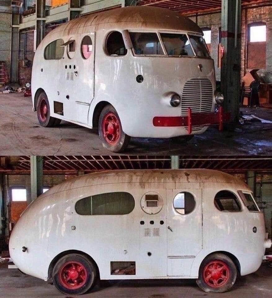 877x960, 145 Kb / автомобиль, классика, ретро, фургон, Western