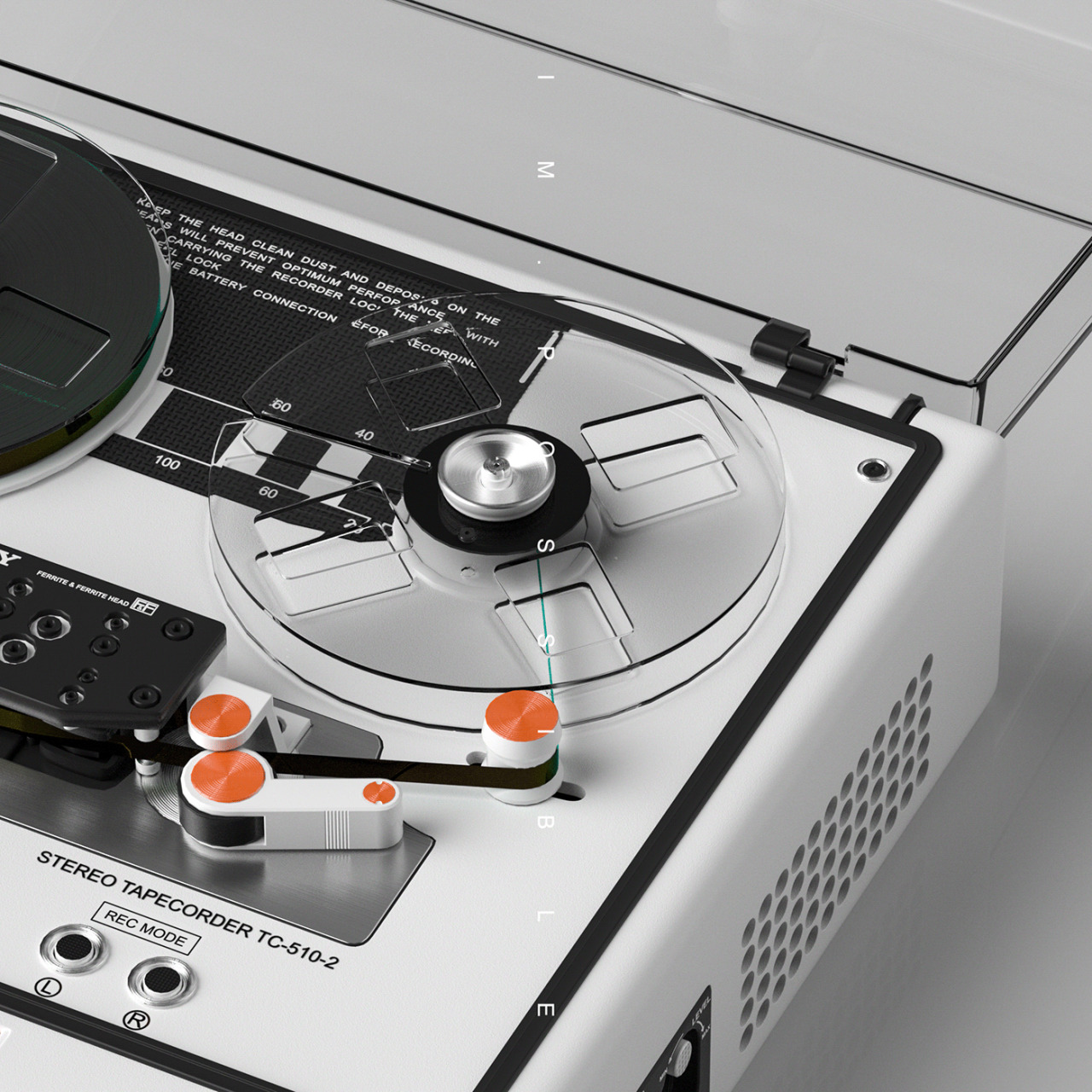 1280x1280, 404 Kb / Магнитофон, бобина, лента, магнитная лента, головка, звукосниматель