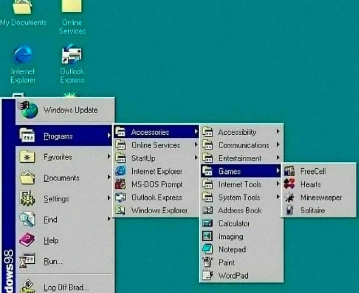 700x572, 140 Kb / Windows, рабочий стол, меню, пуск