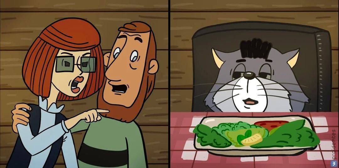 1080x536, 73 Kb / Кот, мем, простоквашино