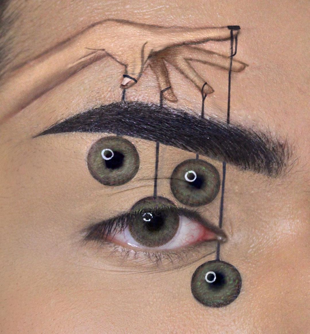 1080x1164, 183 Kb / глаз, макияж, рисунок