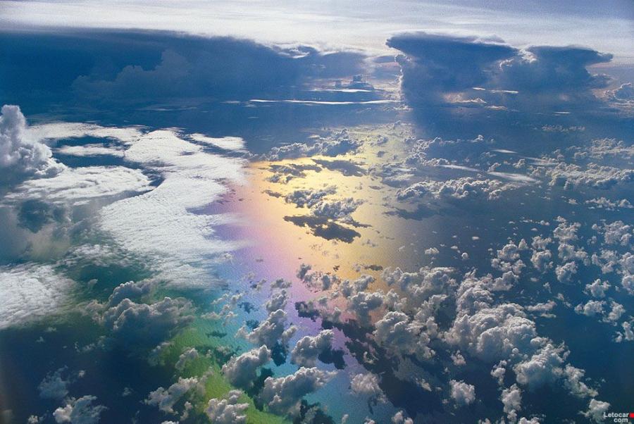 900x602, 91 Kb / облака, радуга