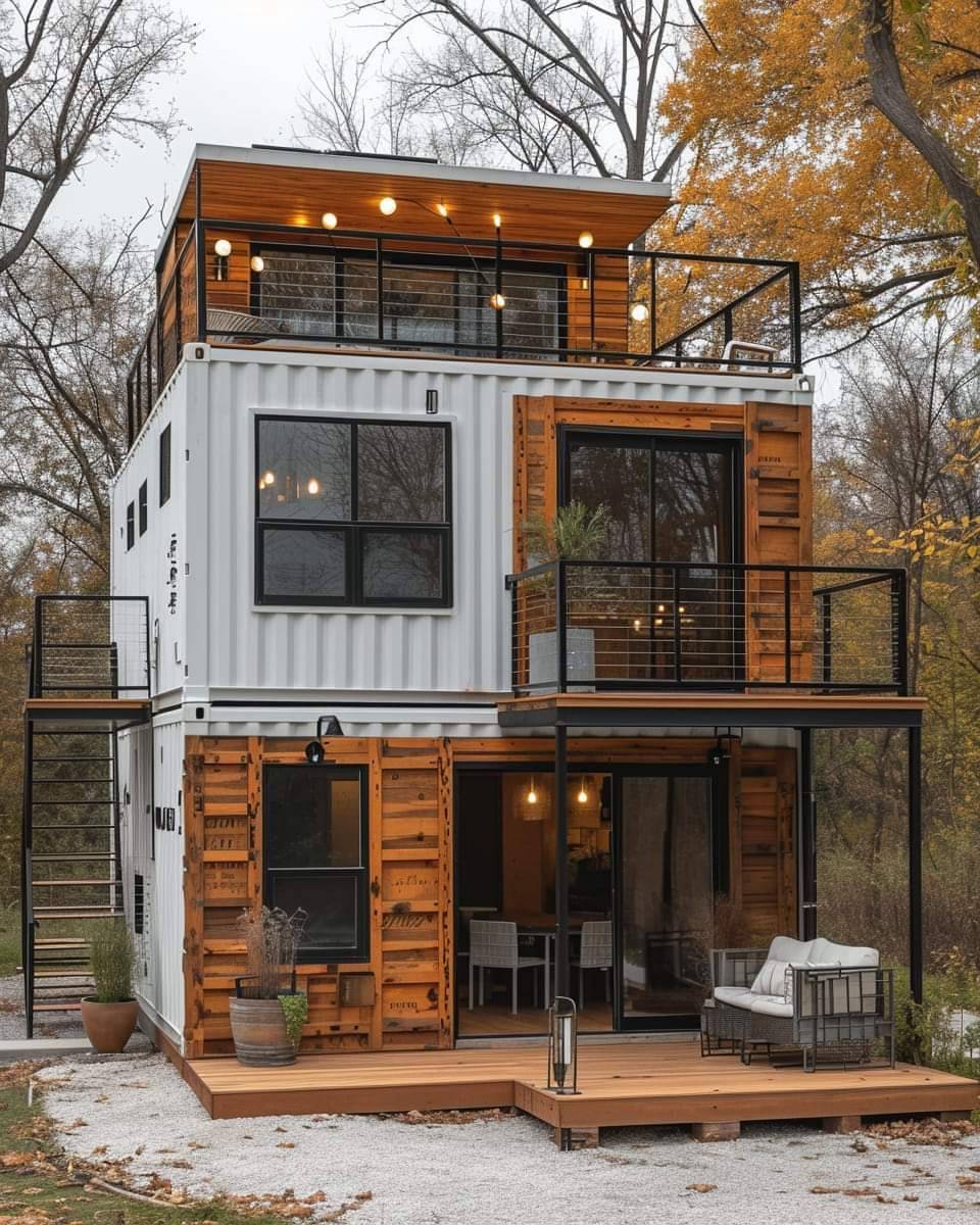 960x1200, 198 Kb / Дом, здание, архитектура, контейнер, дизайн