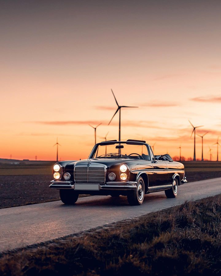 720x899, 74 Kb / автомобиль, классика, ретро, Mercedes, мерседес, кабриолет, ветряк