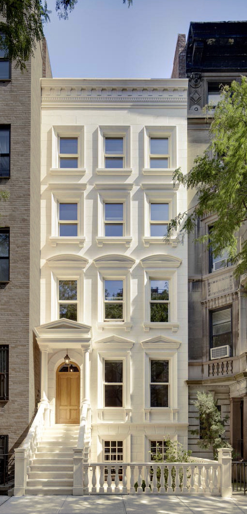 510x1058, 196 Kb / Дом, архитектура, белый, здание, фасад, США, Нью-Йорк