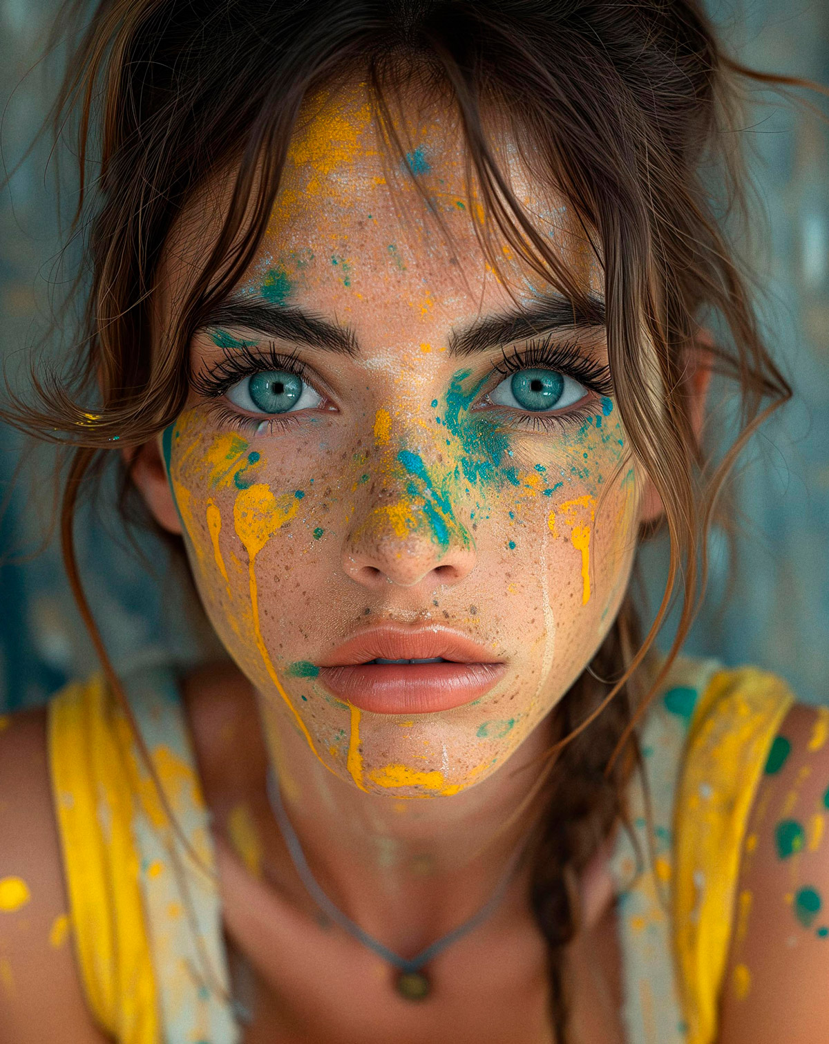 1200x1511, 549 Kb / лицо, краски