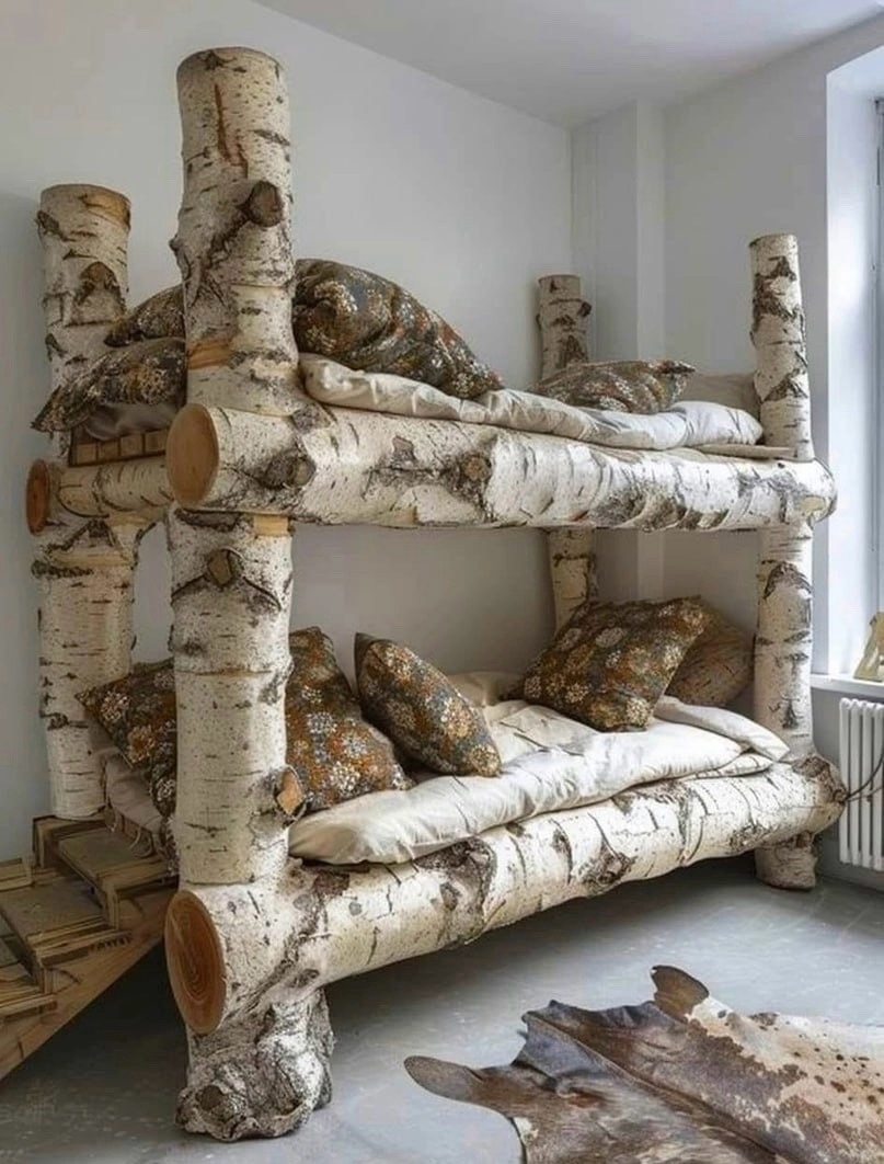 807x1062, 231 Kb / кровать, берёза