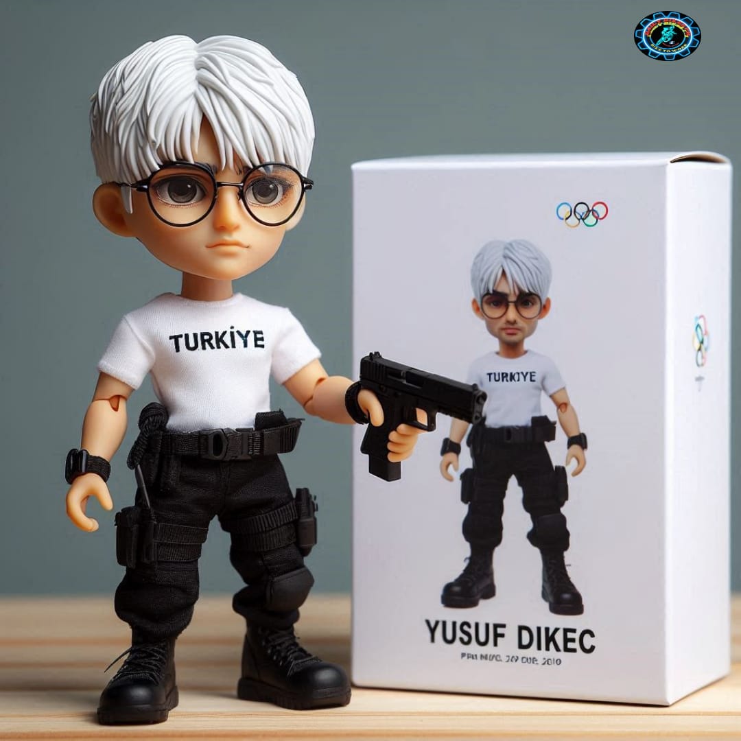 1080x1080, 92 Kb / Юсуф Дикеш, кукла, чемпион, стрельба , пистолет, рука в кармане