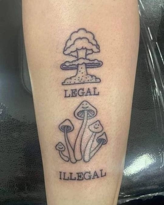 540x674, 85 Kb / грибы, тату