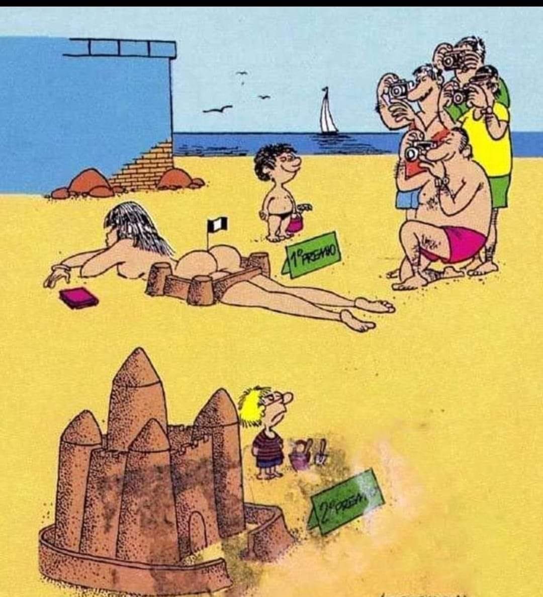 1080x1187, 157 Kb / пляж, замки из песка, фотографы