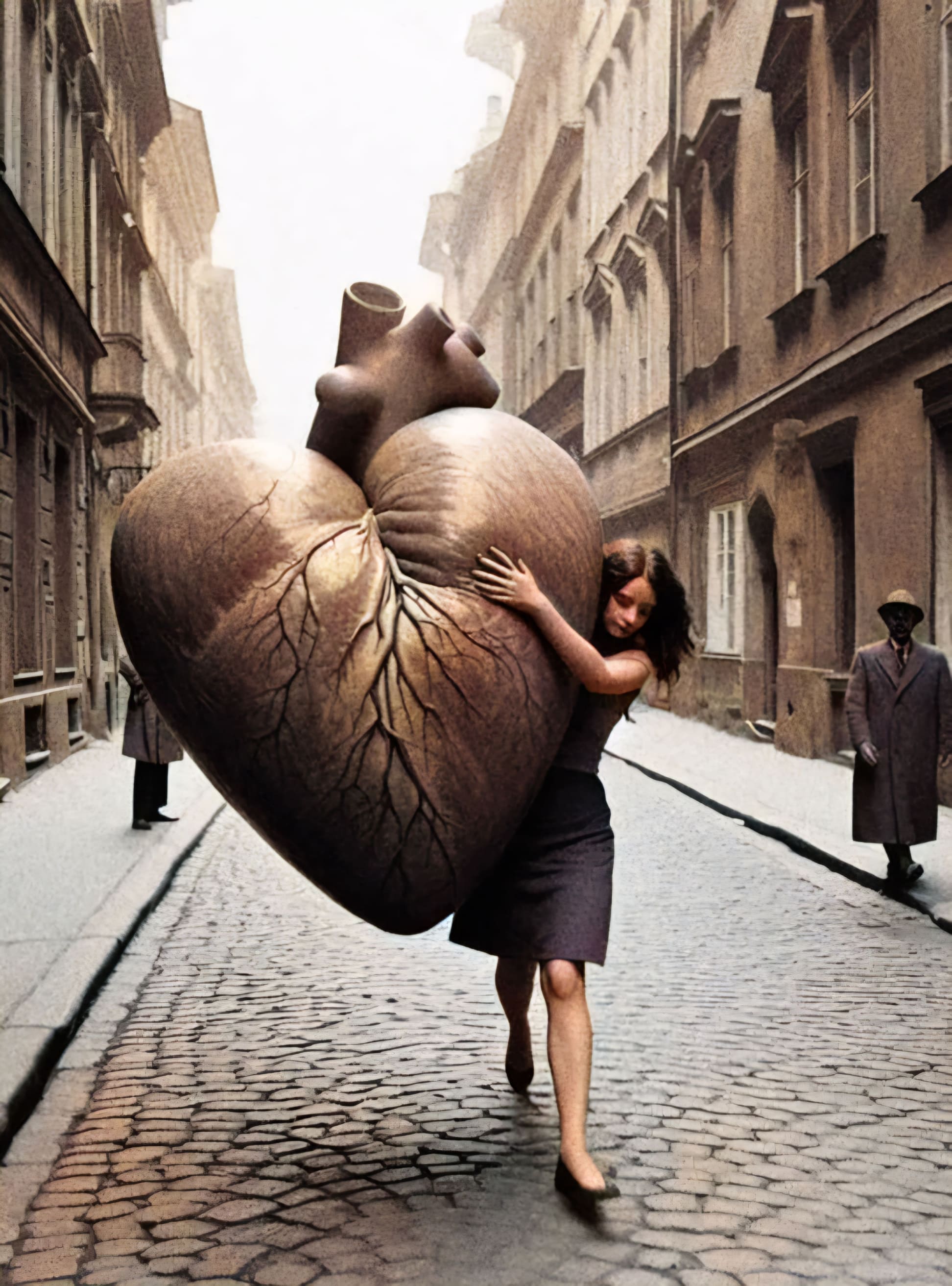 1944x2624, 444 Kb / Сердце, улица, прохожие